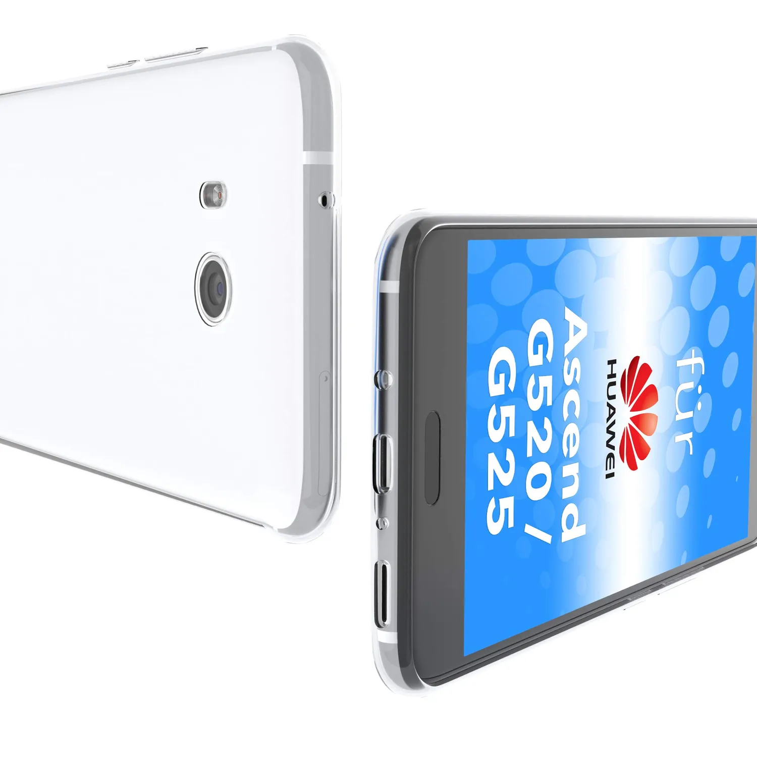EAZY CASE Huawei Ascend G520/G525 Silikonhülle Transparent dünn