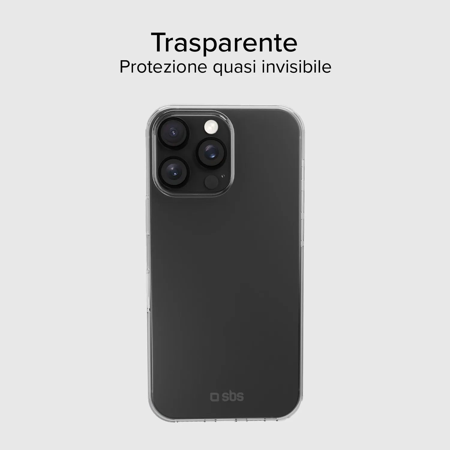 SBS Extreme Full Body 360° iPhone 16 Pro Hülle transparent
