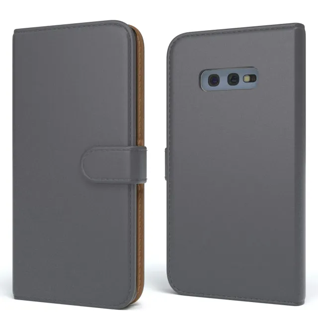 EAZY CASE Samsung Galaxy S10e Book Tasche Anthrazit