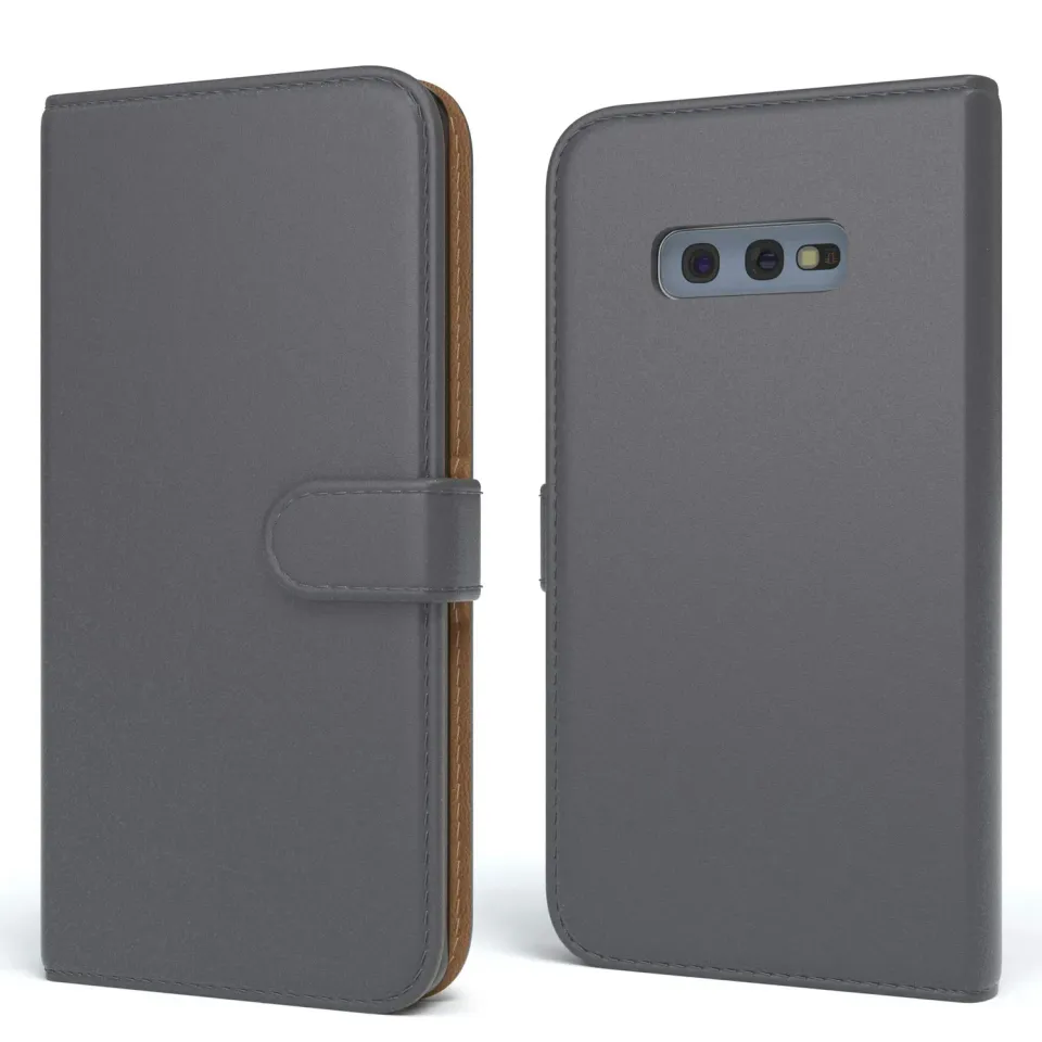 EAZY CASE Samsung Galaxy S10e Book Tasche Anthrazit