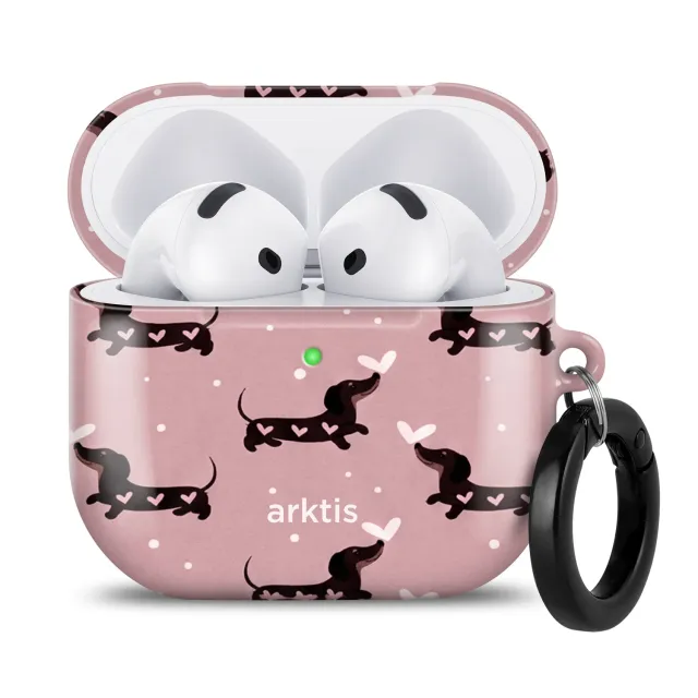 arktis AirPods 5 Hülle Dackel Love Qi-fähig