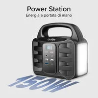 SBS Powerstation 150 Watt tragbare Ladestation 6 Ports AC DC