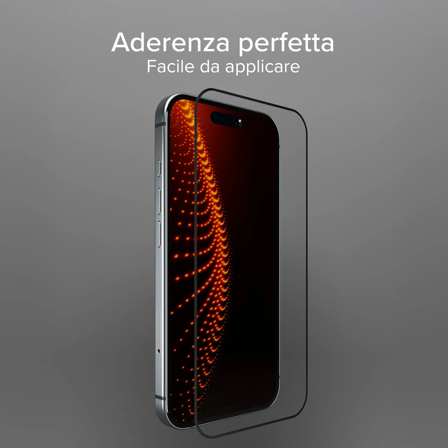 SBS D3O iPhone 16/15/15 Pro Panzerglas Transparent D3O