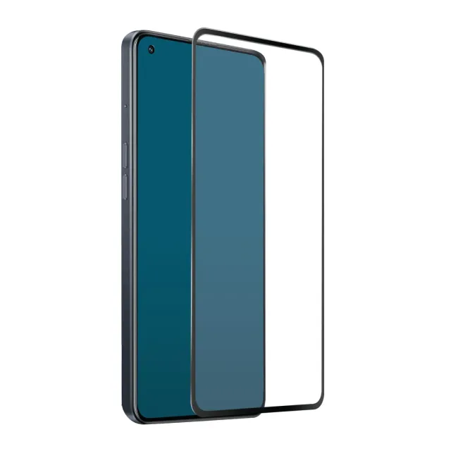 SBS Full Cover Panzerglas Oppo Reno 7 Lite 5G schwarz Full Glue