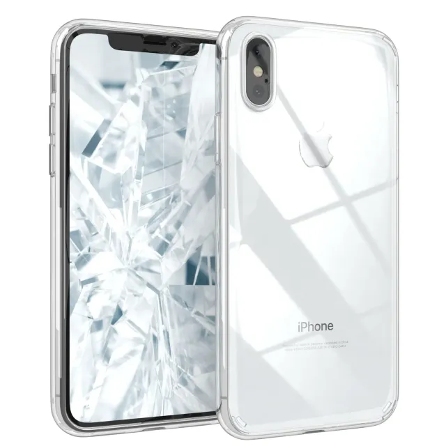 EAZY CASE iPhone XS Max Silikonhülle Transparent Crystal