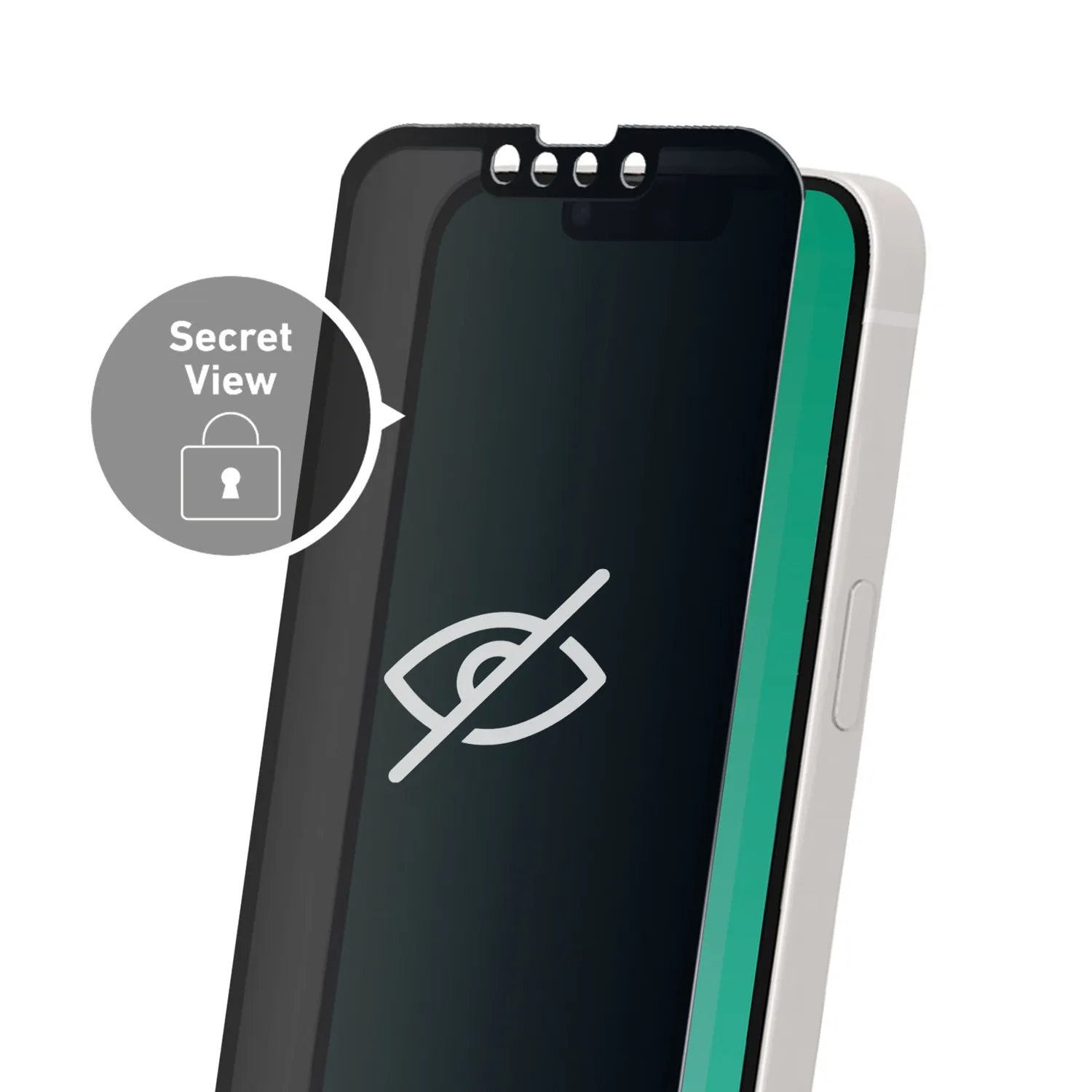 SBS Full Cover Privacy iPhone 13/13 Pro Glas blickdicht