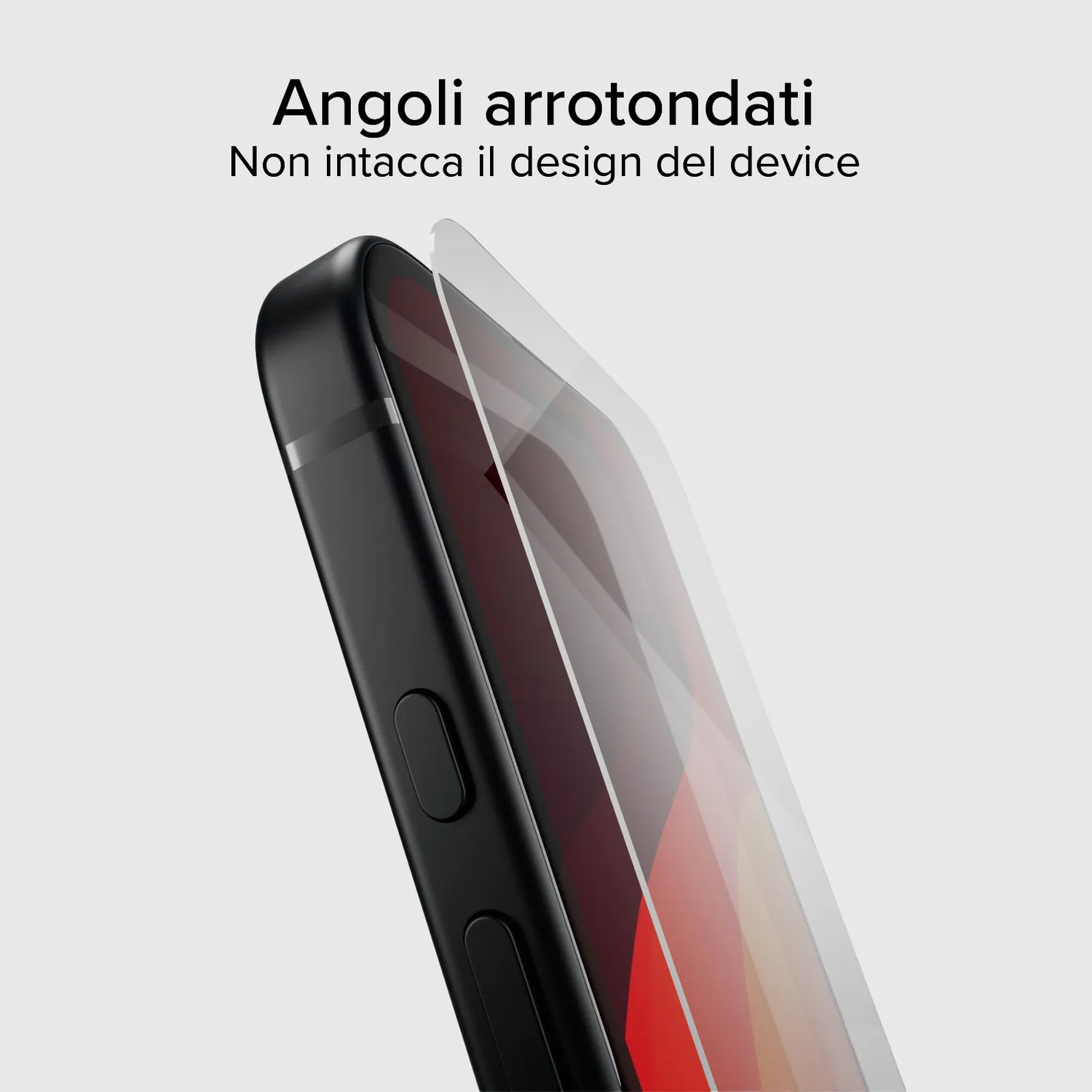 SBS Panzerglas iPhone 16/15 Displayschutz transparent