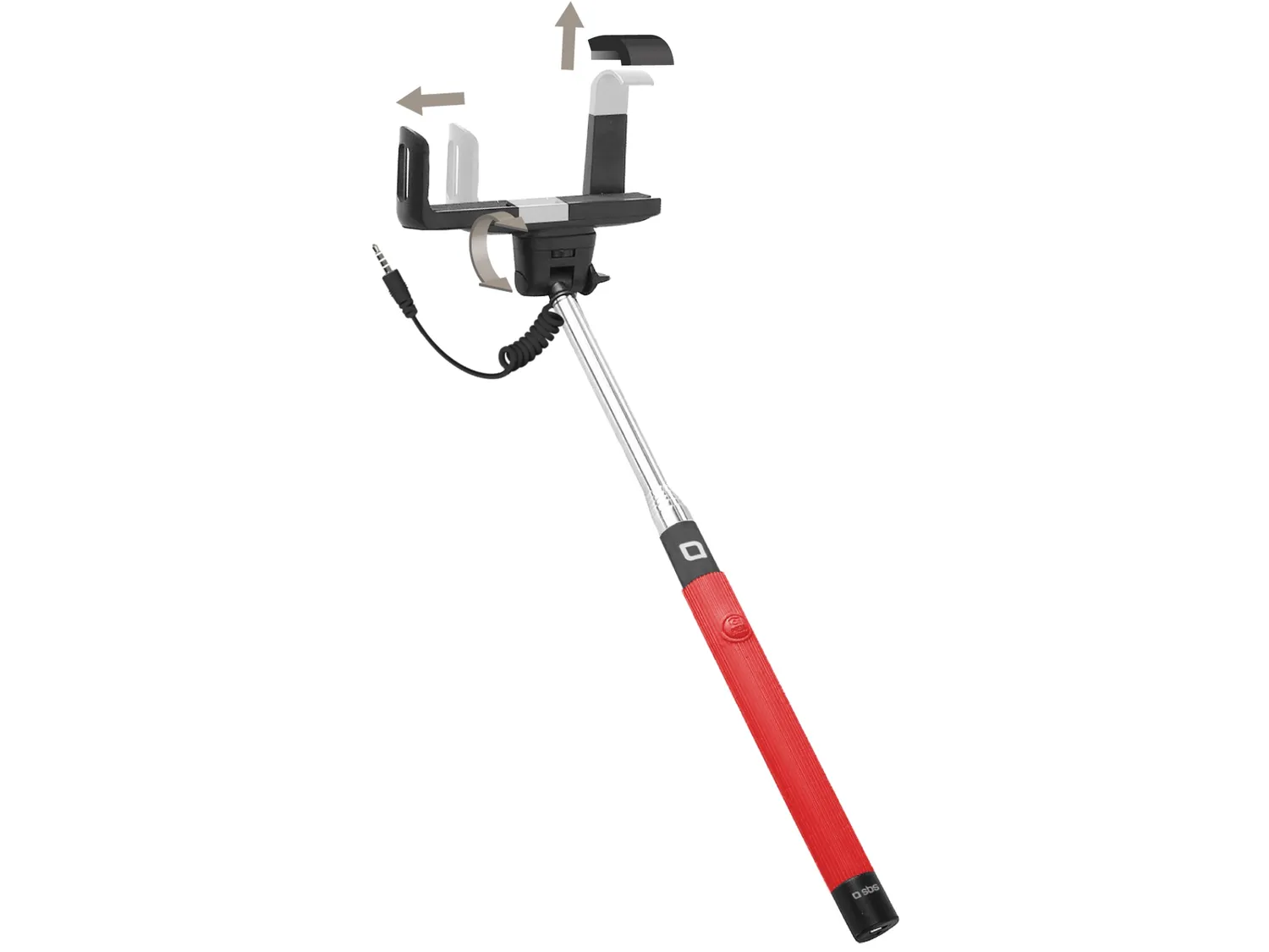 SBS Selfie-Stick mit 3,5mm Klinke 1m ausziehbar
