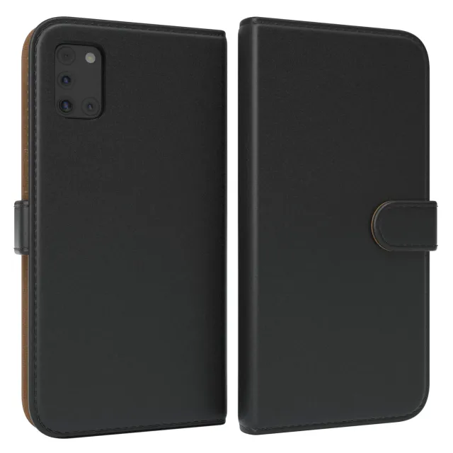 EAZY CASE Galaxy A31 Klapphülle Schwarz Book
