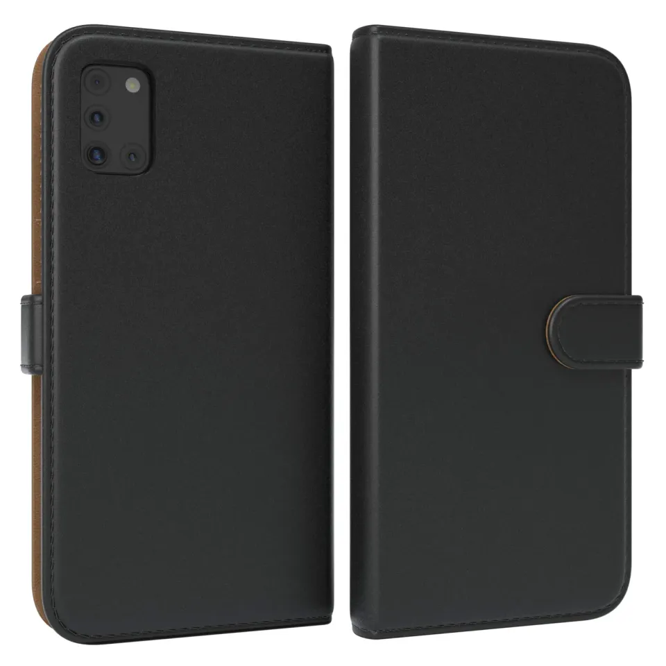 EAZY CASE Galaxy A31 Klapphülle Schwarz Book
