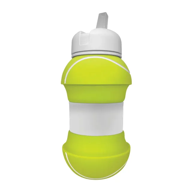 SBS Funny Bottle Tennis Sportflasche faltbar 550 ml Silikon