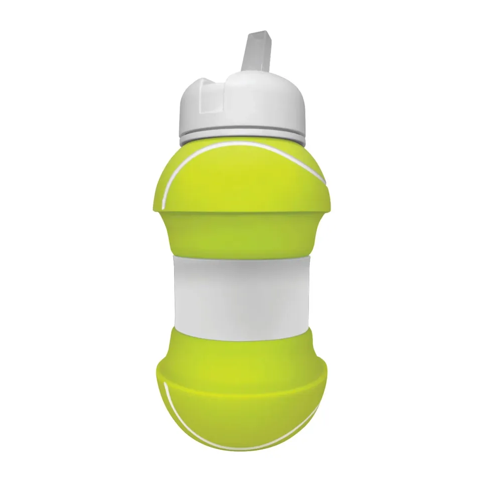 SBS Funny Bottle Tennis Sportflasche faltbar 550 ml Silikon