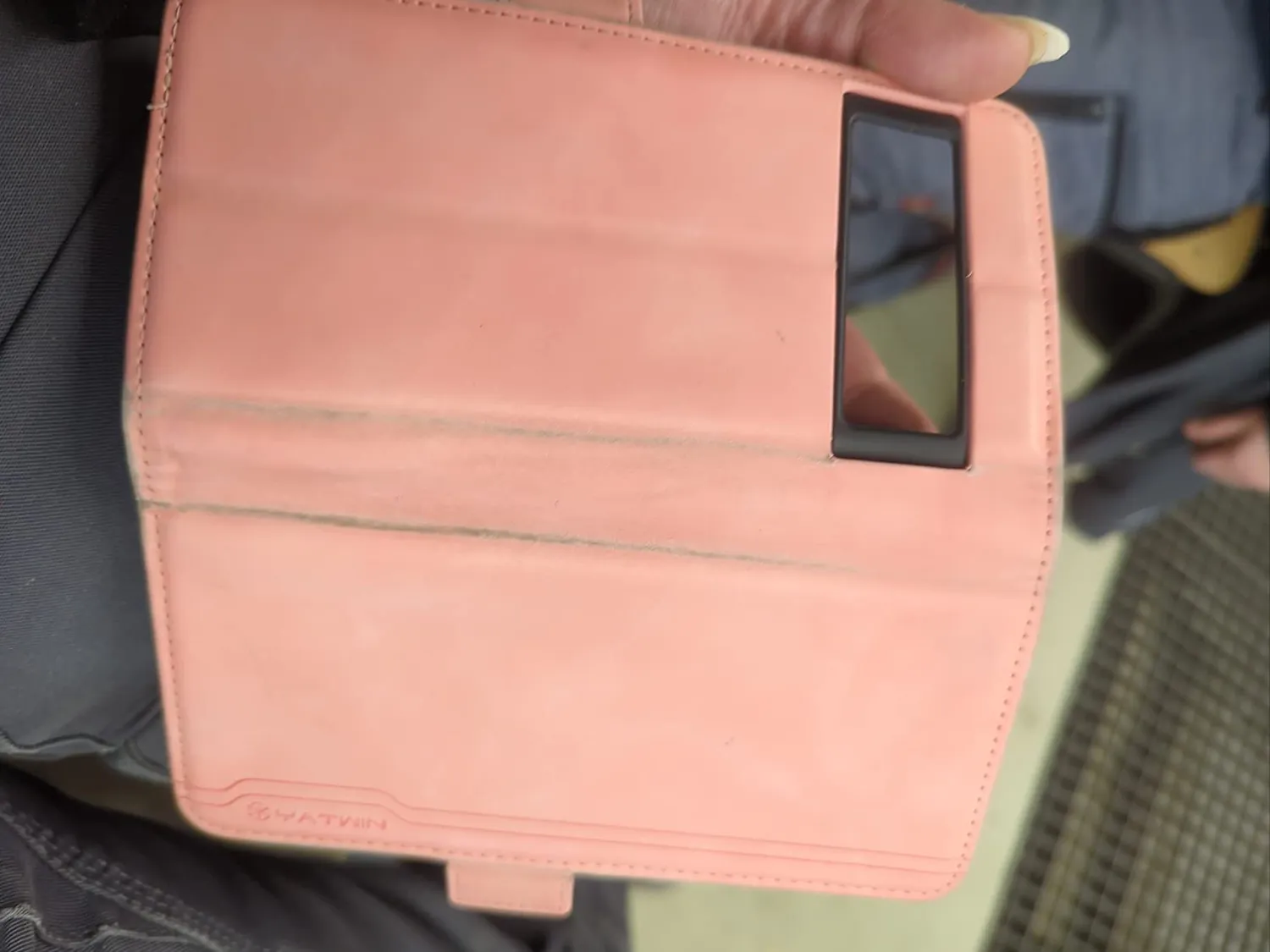 YATWIN Pixel 6 Pro Klapphülle Leder Blau mit Panzerglas