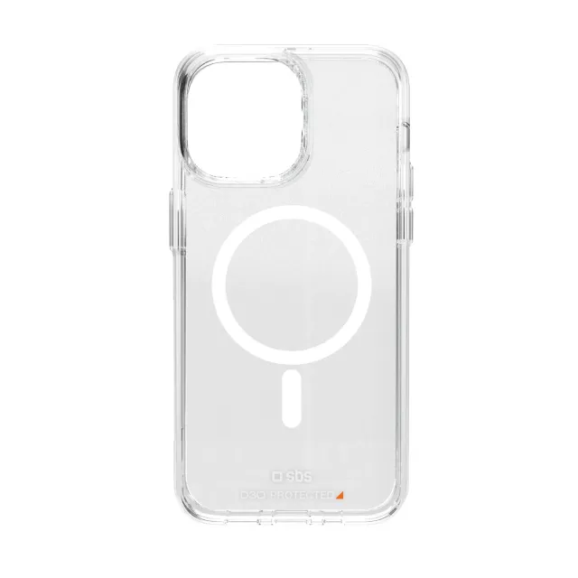 SBS D3O iPhone 15 Pro Max Hülle transparent MagSafe