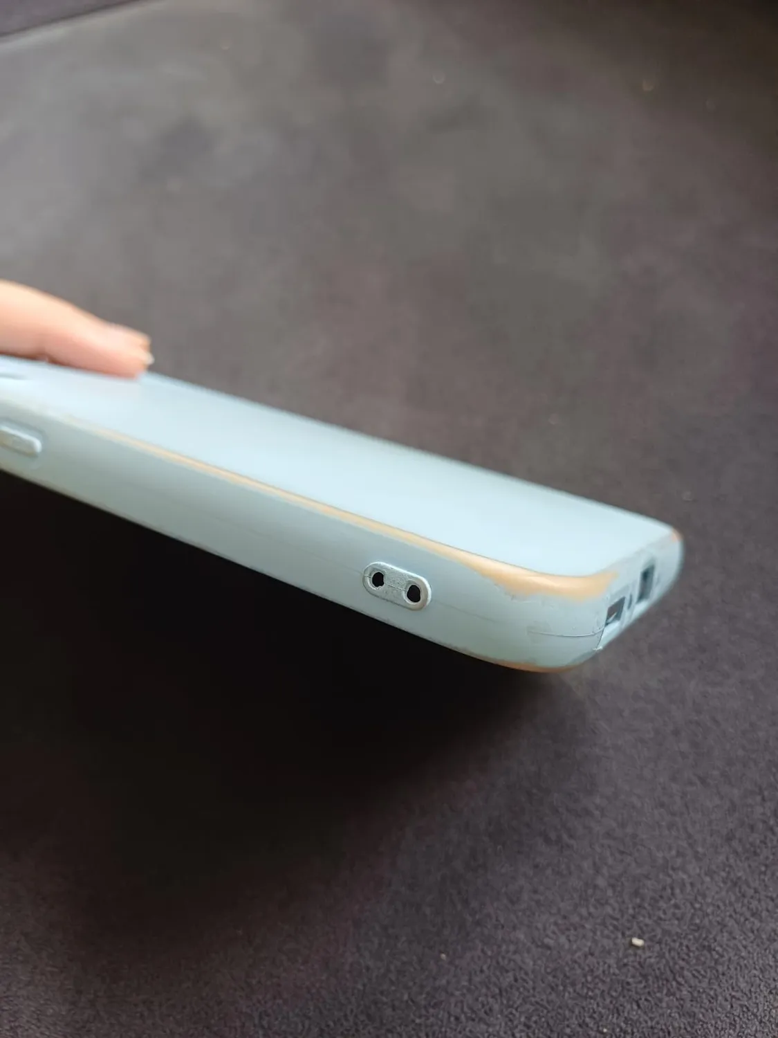 EAZY CASE Galaxy A14 5G Silikonhülle Altrosa matt stoßfest