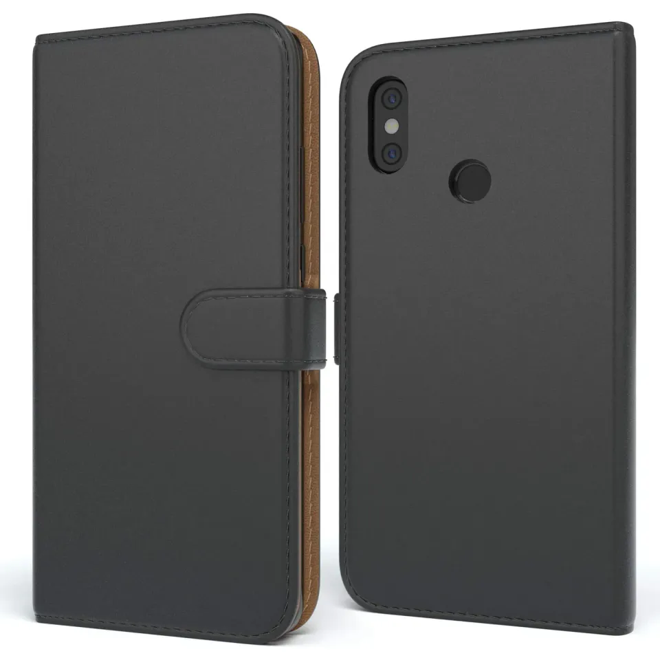 EAZY CASE Xiaomi Mi 8 Klapphülle schwarz Book mit Kartenfach