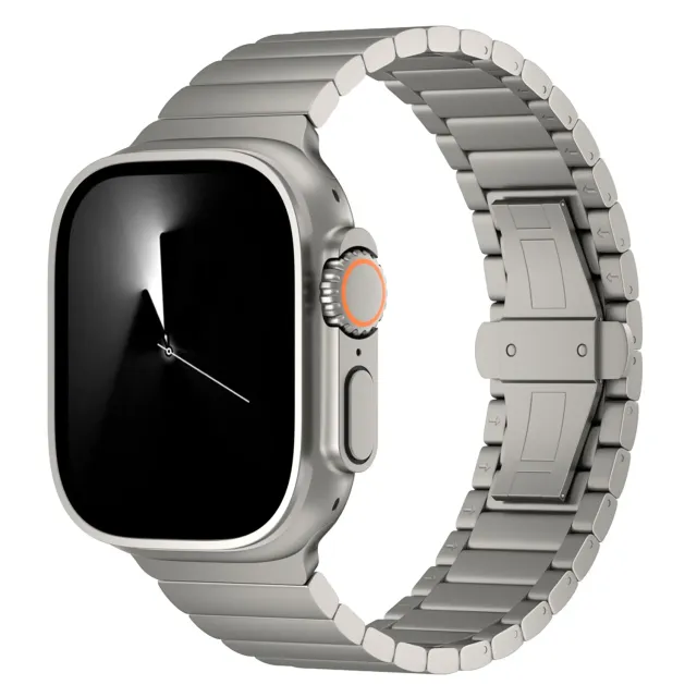 arktisband Phantom Apple Watch Ultra Titanarmband Schwarz