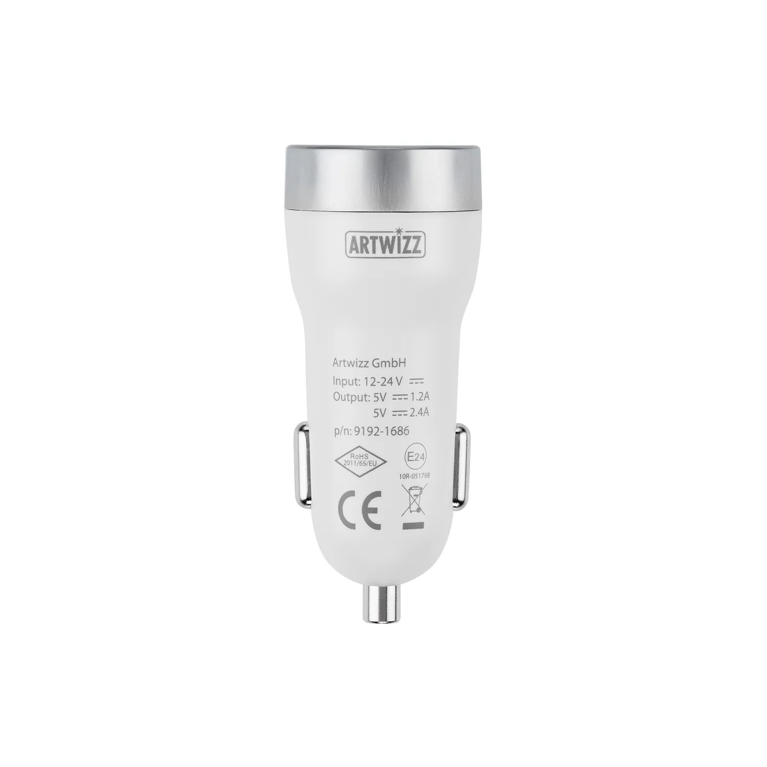 Artwizz CarPlug Double Auto-Ladegerät 2x USB-A kompakt