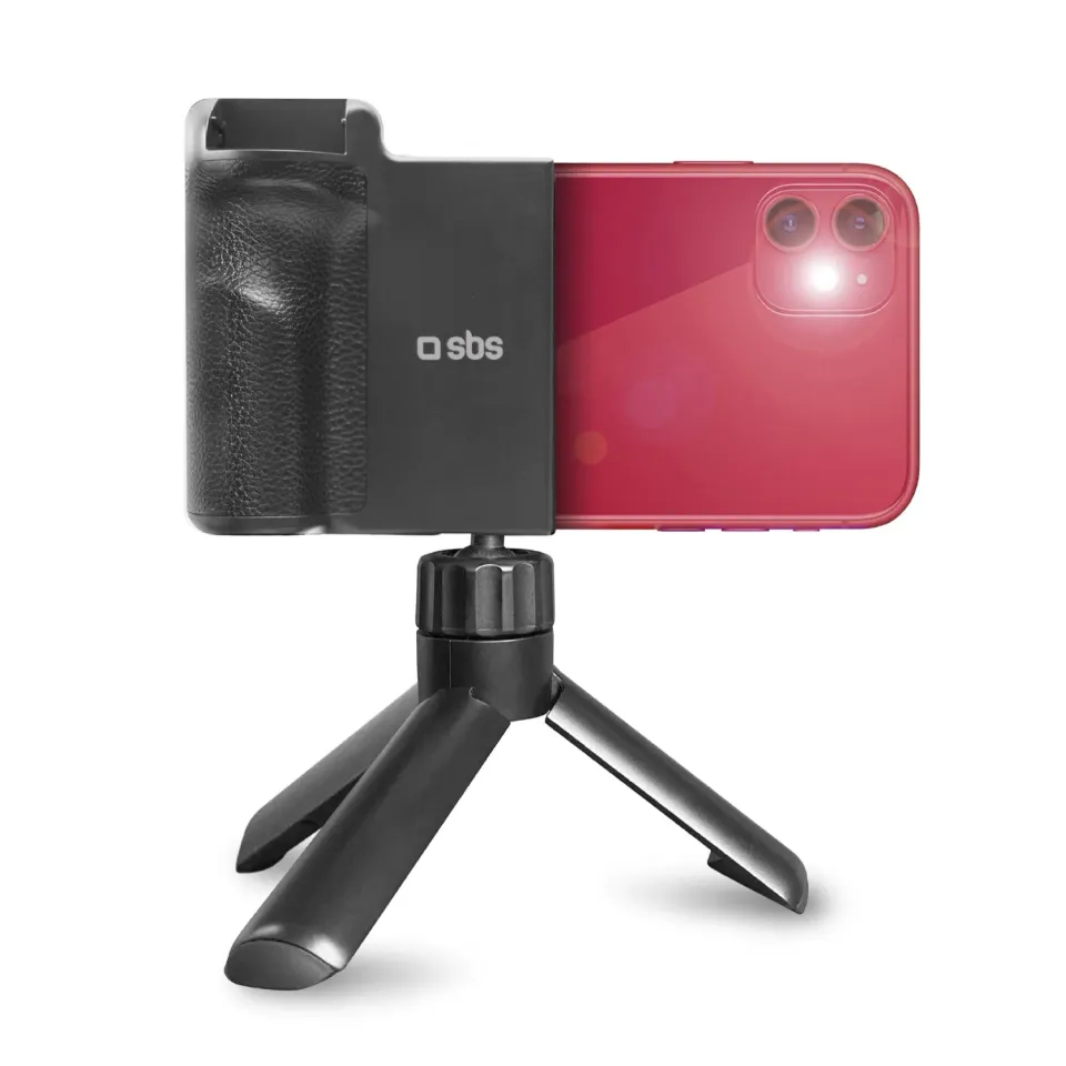 SBS Reflex Smartphone Stativ Kit 20 cm mit Griff Bluetooth