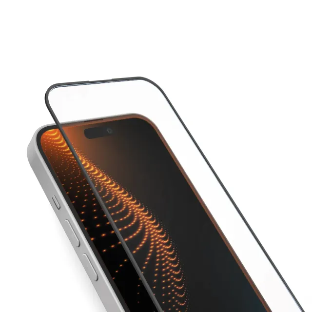 SBS D3O iPhone 16 Plus/15 Plus Panzerglas Schwarz ultradünn