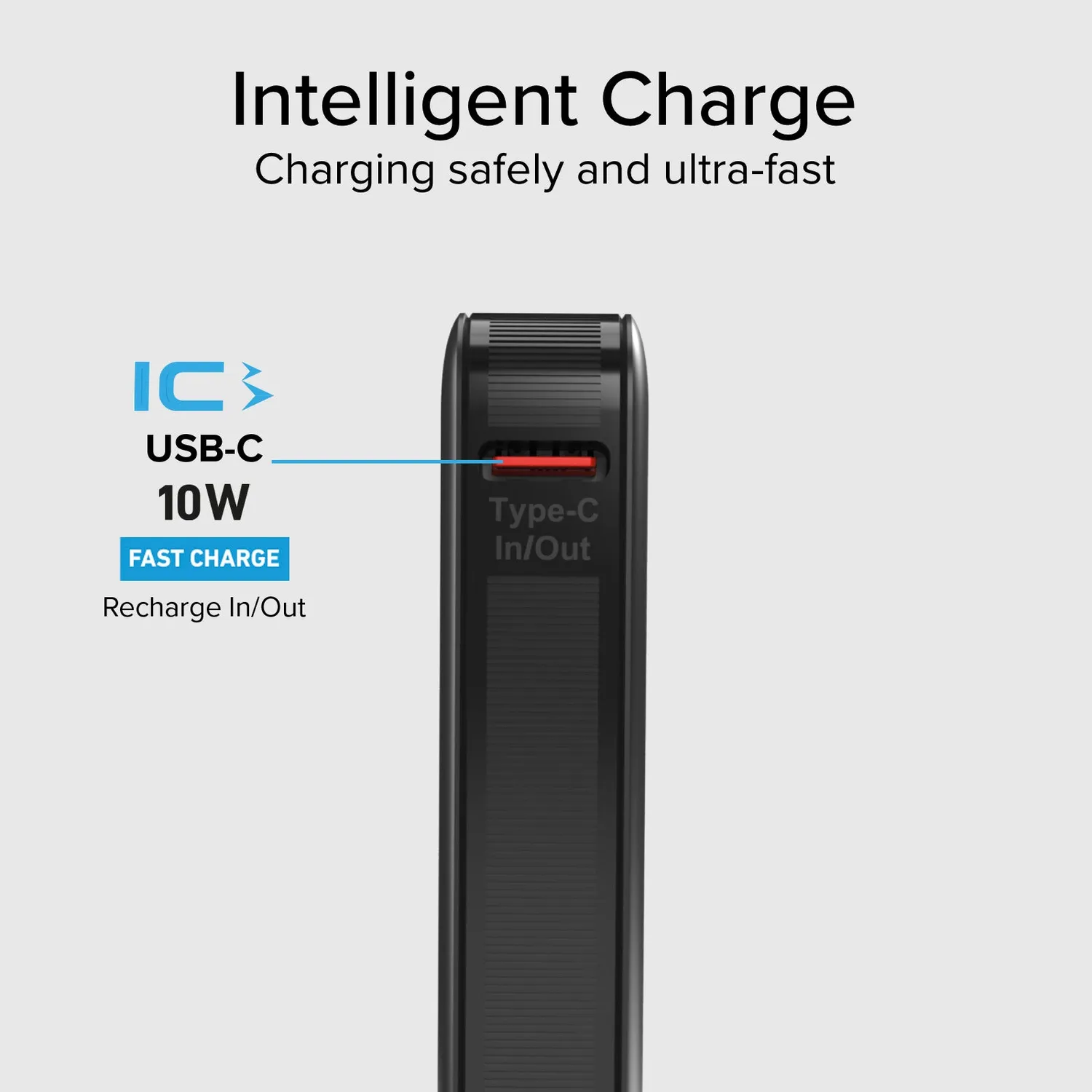 SBS 5000 mAh High Density Powerbank USB-C 10W kompakt