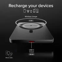 SBS Magnet Powerbank 5000mAh 15W Wireless 6,5mm extra-dünn