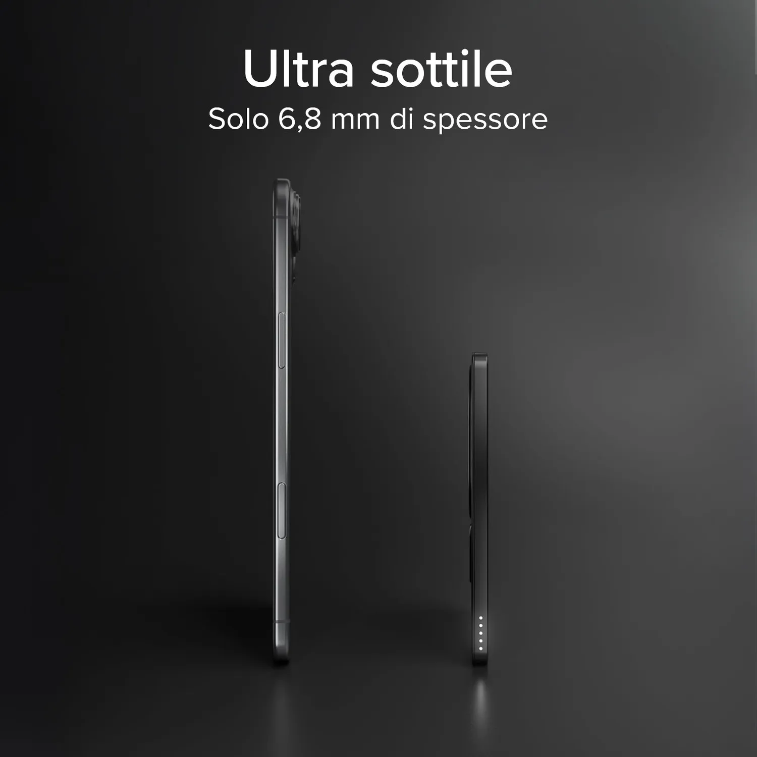 SBS Light Mag 3000 Powerbank magnetisch 3000mAh slim