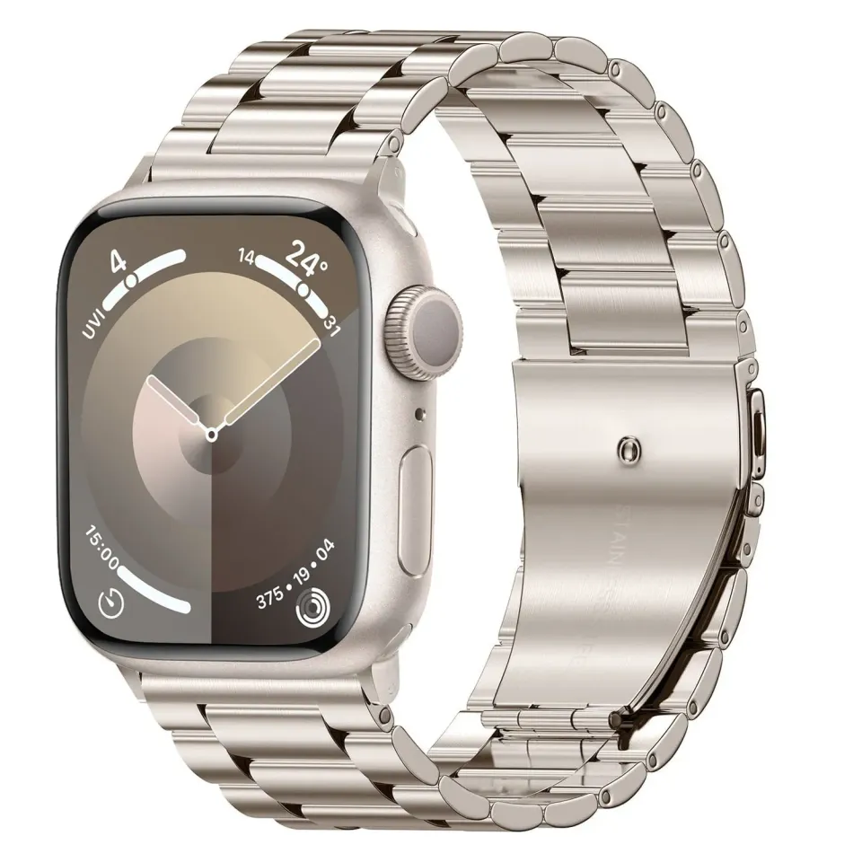arktisband Arctica Apple Watch Gliederarmband Stahl