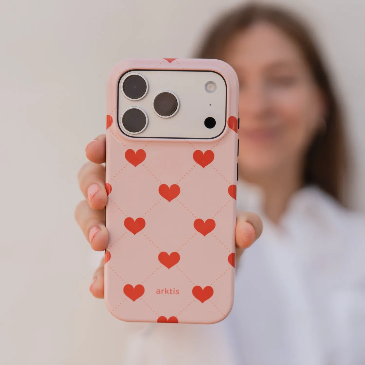 arktis Love iPhone 14 Hülle mit MagSafe – Print
