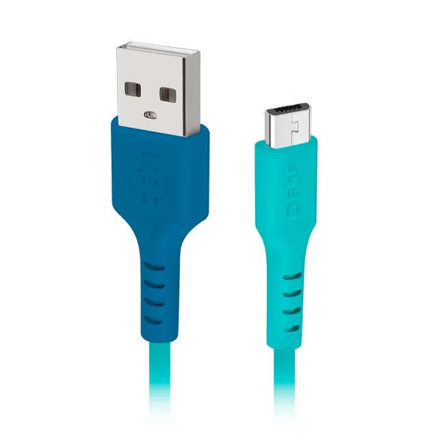 SBS Pop USB-Kabel Micro-USB 1 m Blau Datenkabel