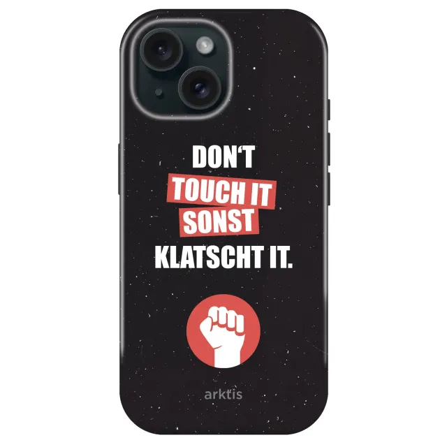 arktis iPhone 15 Hülle Don't touch MagSafe