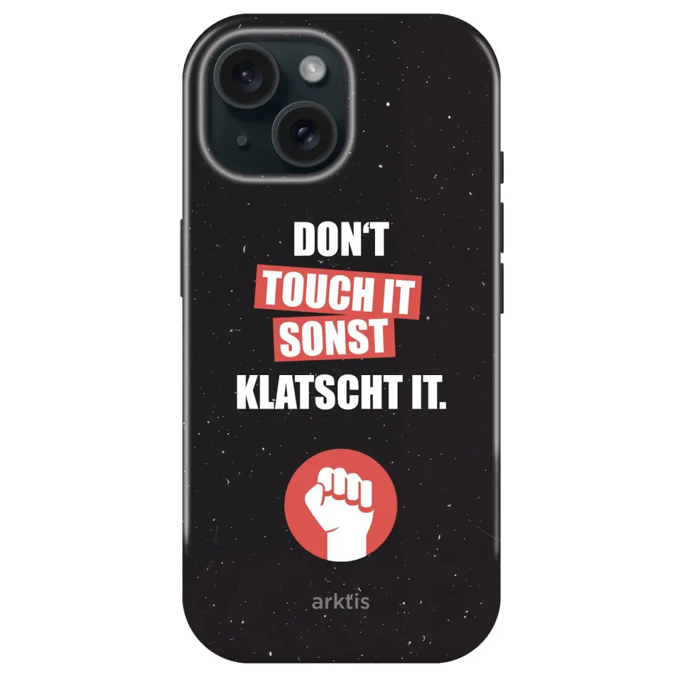 arktis iPhone 15 Hülle Don't touch MagSafe
