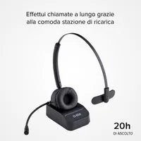 SBS Workline Mono Bluetooth-Headset mit Ladestation