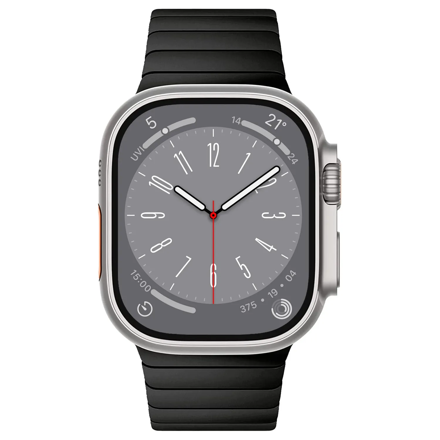 arktisband Commander Ultra Edelstahlarmband Schwarz