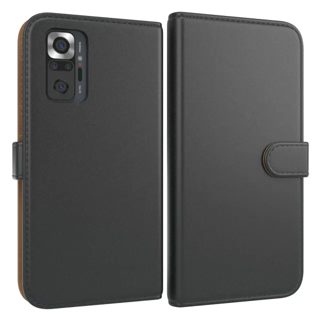 EAZY CASE Redmi Note 10 Pro Klapphülle Schwarz Book