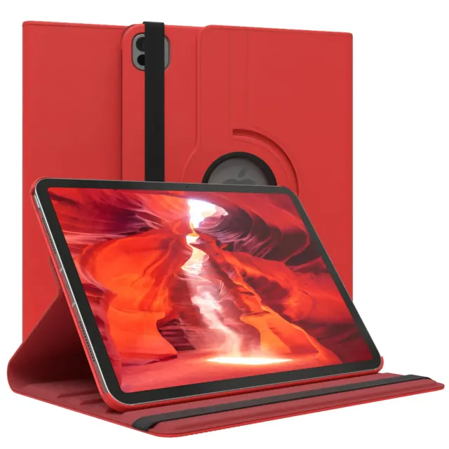 EAZY CASE iPad Pro 10,9" 2024 Tablethülle 360° Rot