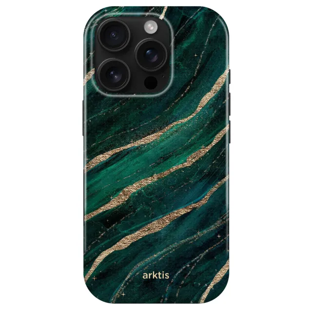 arktis iPhone 16 Pro Max Hülle Green Marble MagSafe
