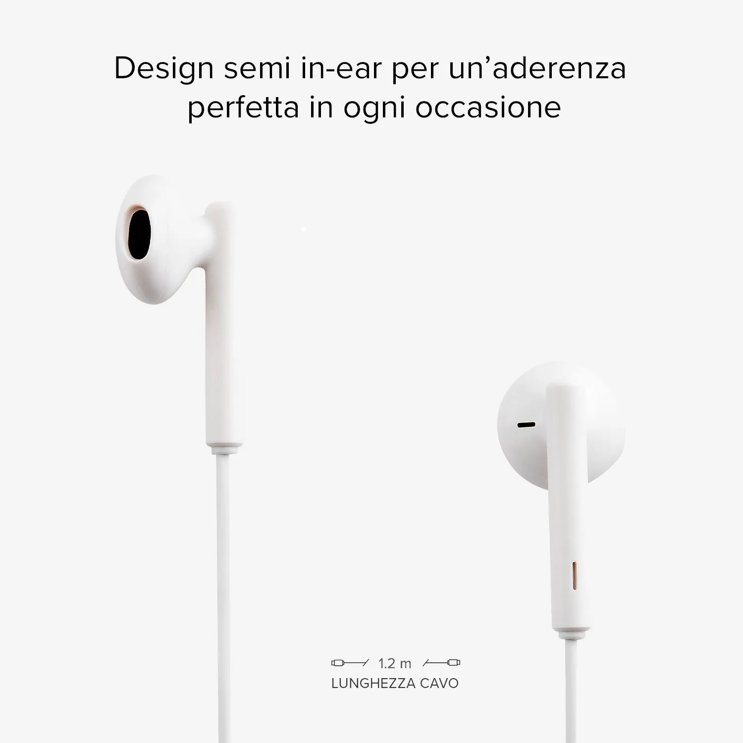 SBS Studio Mix 65 Lightning Kopfhörer weiß semi in-ear