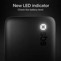 SBS High Density 10000 mAh Powerbank kompakt USB-C