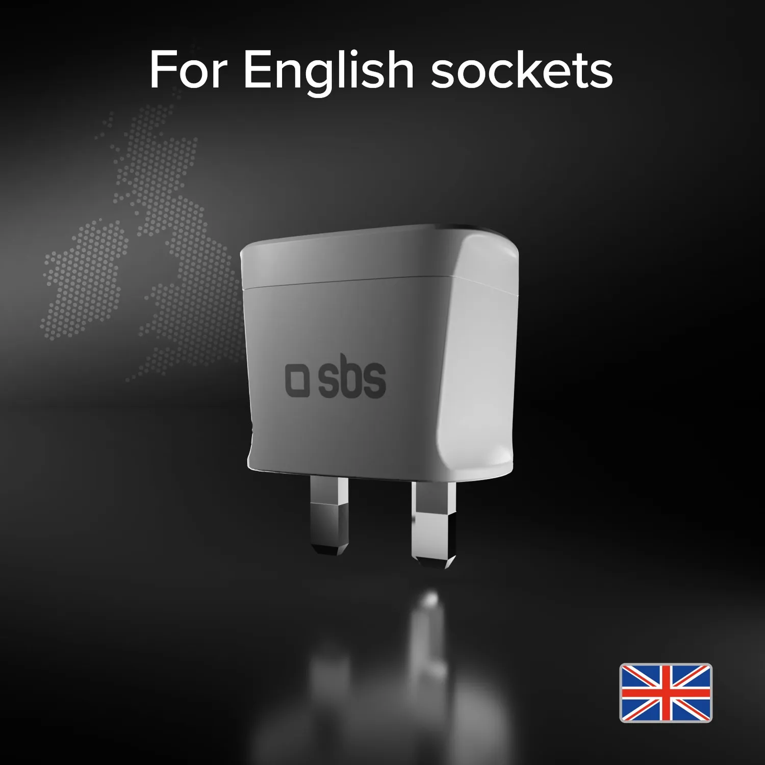 SBS Reiseadapter Universal auf UK Typ G 2500W