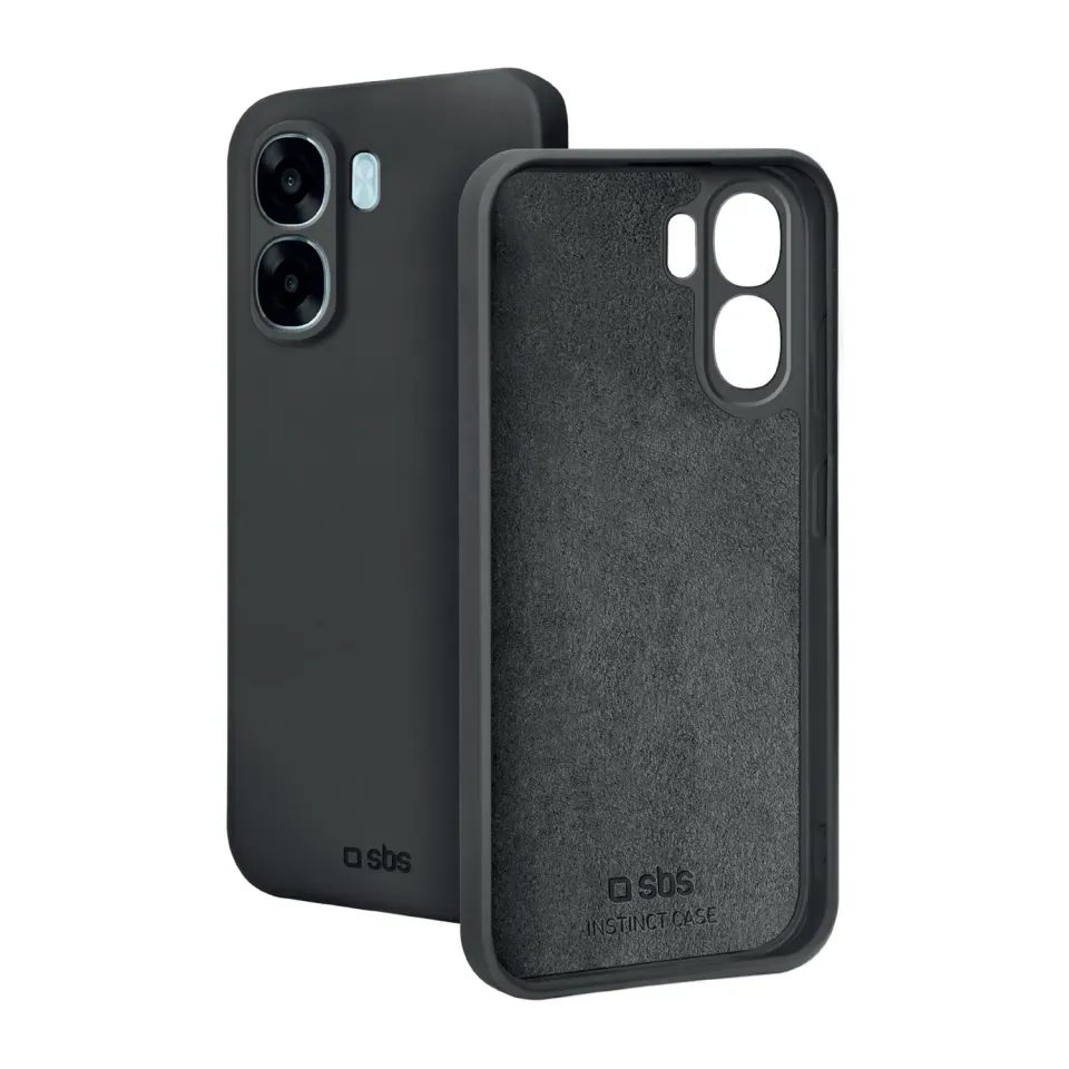 SBS Instinct Oppo A6x Handyhülle TPU schwarz robust