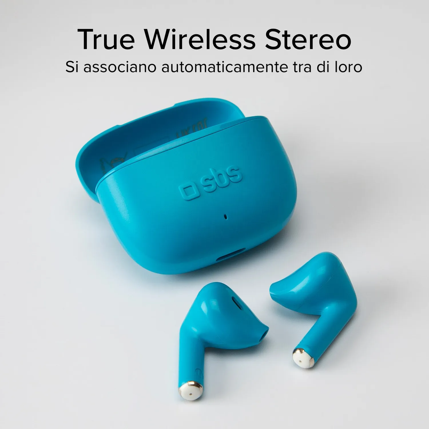 SBS Go Pods TWS Kopfhörer Schwarz Semi In-Ear mit Ladecase