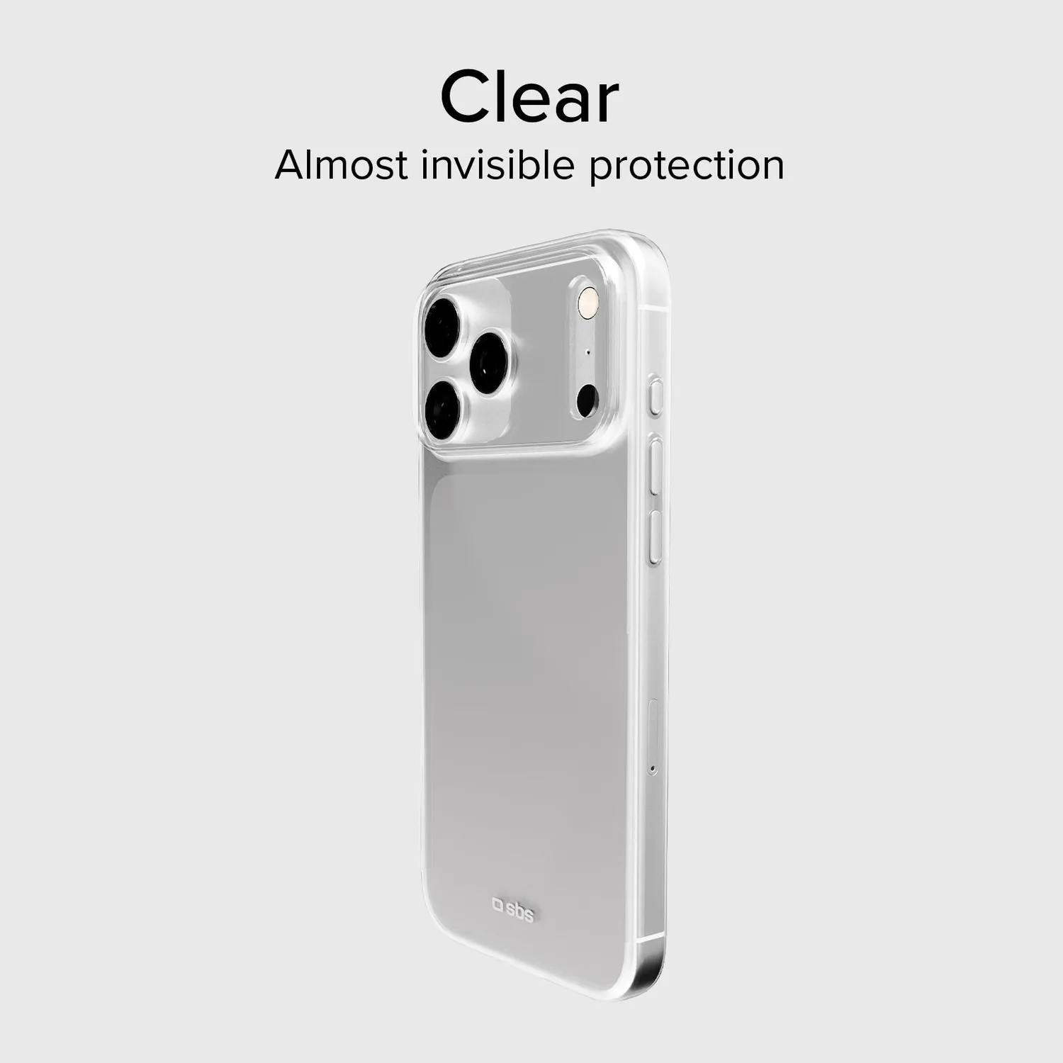 SBS Skinny Hülle iPhone 17 Pro Max transparent
