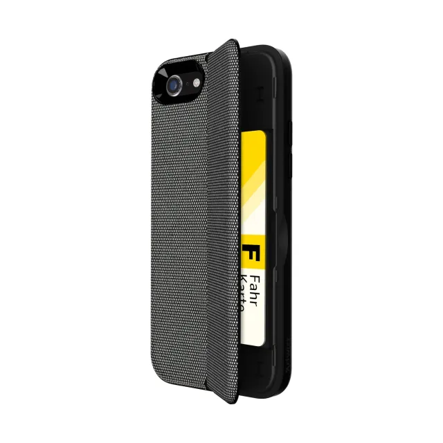 Artwizz SecretCase iPhone SE / 8 / 7 Hülle Kartenfach Stoff