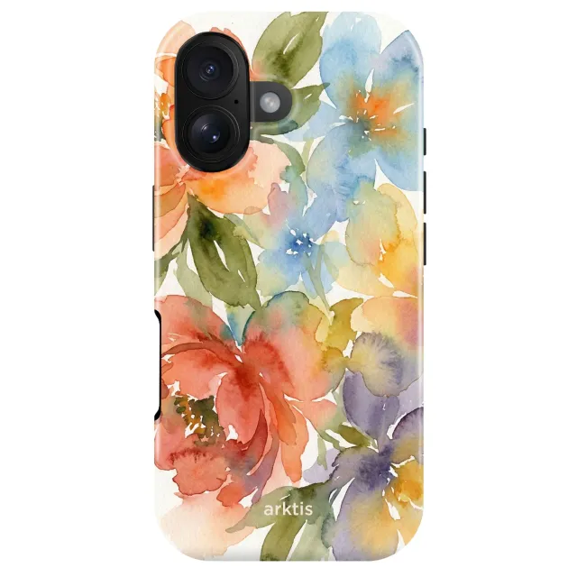 arktis iPhone 16 Hülle Floral MagSafe