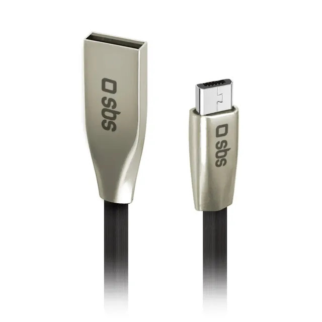 SBS Micro-USB Ladekabel 150 cm unsichtbarer Stecker