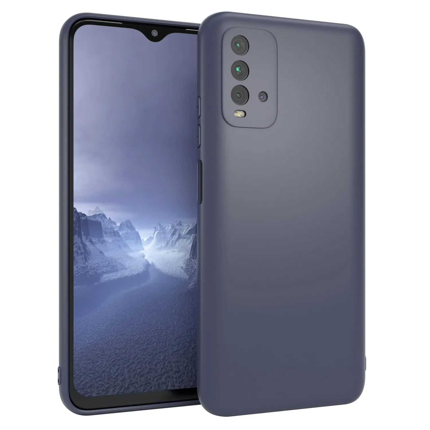 EAZY CASE Redmi 9T Silikonhülle Himmelblau