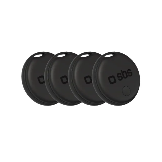SBS Wireless Tracker Apple Find My Google Schwarz