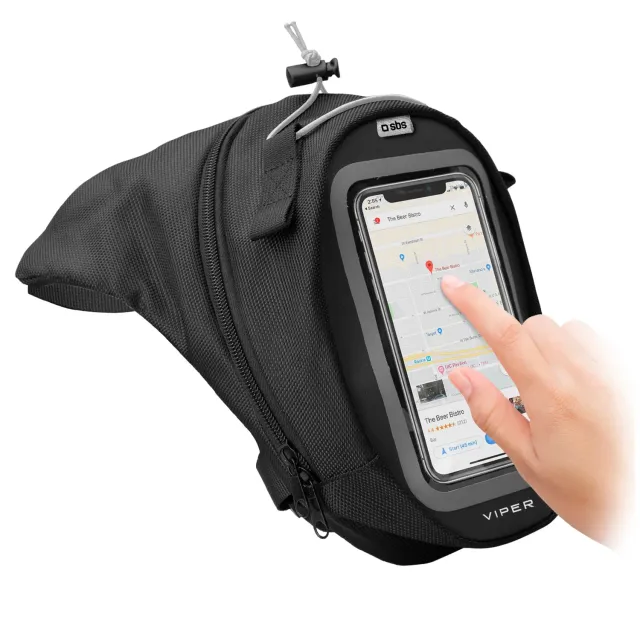 SBS Viper Motorrad Beintasche 6 Zoll Handy wasserdicht