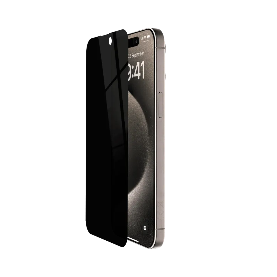Artwizz PrivacyGlass iPhone 15 Pro Max Panzerglas Blickschutz